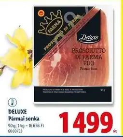 Lidl DELUXE Pármai sonka ajánlat