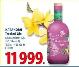 Lidl HARAHORN Tropical Gin ajánlat