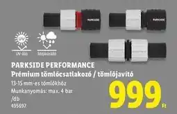 Lidl PARKSIDE PERFORMANCE Prémium tömlőcsatlakozó / tömlőjavító ajánlat
