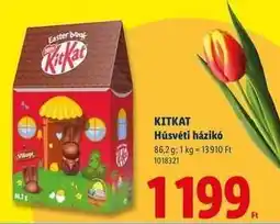 Lidl KitKat Húsvéti házikó ajánlat