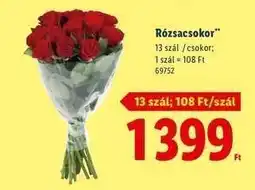 Lidl RÓZSACSOKOR ajánlat