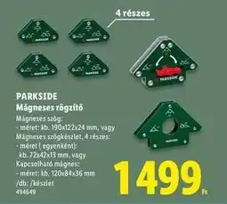 Lidl PARKSIDE Mágneses rögzítő ajánlat