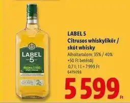 Lidl LABEL 5 ajánlat