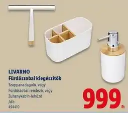 Lidl LIVARNO Fürdőszobai kiegészítők ajánlat