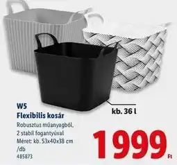 Lidl W5 Flexibilis kosár ajánlat