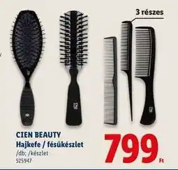 Lidl CIEN BEAUTY Hajkefe / fésűkészlet ajánlat