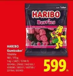 Lidl HARIBO gumicukor ajánlat