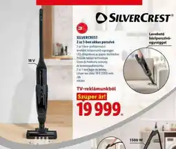 Lidl SILVERCREST 2 az 1-ben akkus porszívó ajánlat