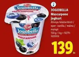 Lidl JOGOBELLA Mascarpone joghurt ajánlat
