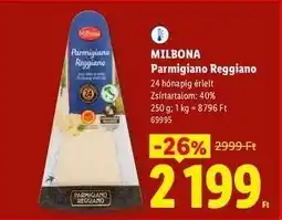 Lidl MILBONA Parmigiano Reggiano ajánlat