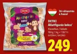 Lidl DETKI Állatfigurás Keksz ajánlat