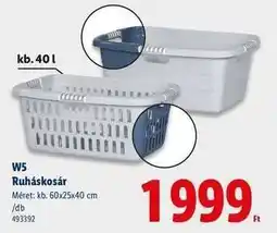Lidl W5 Ruháskosár ajánlat