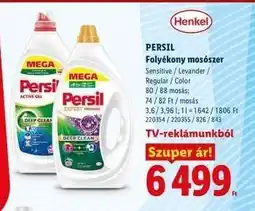 Lidl PERSIL FOLYÉKONY MOSÓSZER ajánlat