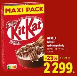 Lidl NESTLÉ KitKat Gabonapehely ajánlat