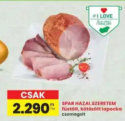 Interspar SPAR HAZAI.SZERETEM füstölt, kötözött lapocka ajánlat