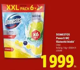 Lidl DOMESTOS Power5 WC illatosító blokk ajánlat