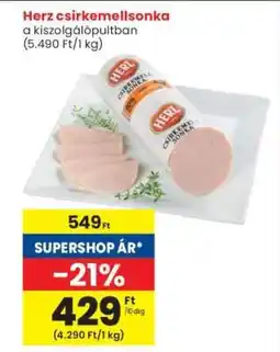 Interspar Herz csirkemellsonka ajánlat