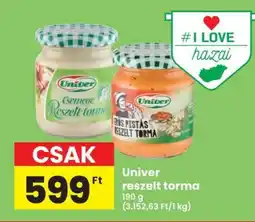 Interspar Univer reszelt torma ajánlat