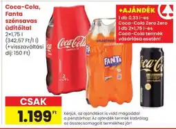 Interspar Coca-Cola, Fanta szénsavas üdítőital ajánlat