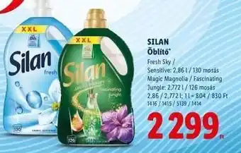 Lidl SILAN Öblítő ajánlat