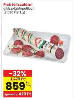 Interspar PICK Téliszalámi ajánlat