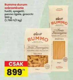 Interspar Rummo durum száraztészta ajánlat