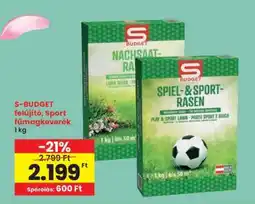 Interspar S-BUDGET felújító, Sport fűmagkeverék ajánlat
