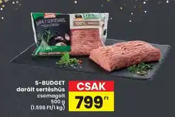 Interspar S-BUDGET darált sertéshús ajánlat