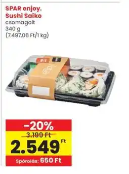 Interspar SPAR enjoy. Sushi Saiko ajánlat