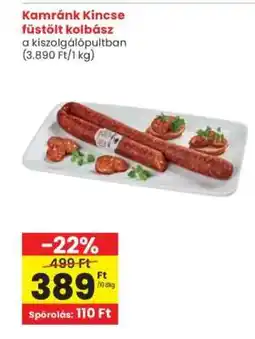 Interspar Kamránk Kincse füstölt kolbász ajánlat