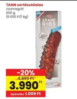 Interspar TANN sertésoldalas ajánlat