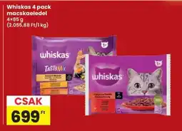 Interspar Whiskas 4 pack macskaeledel ajánlat