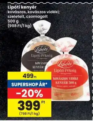 Interspar Lipóti kenyér ajánlat