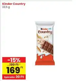 Interspar Kinder Country ajánlat