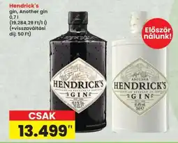Interspar Hendrick's gin, Another gin ajánlat