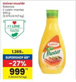 Interspar UNIVER﻿﻿ Mustár ajánlat