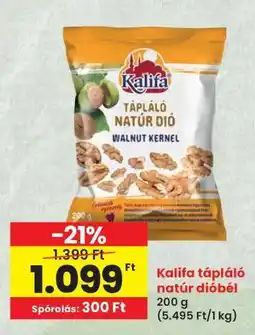 Interspar Kalifa tápláló natúr dióbél ajánlat