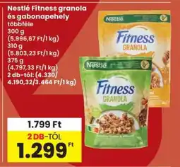Interspar Nestlé Fitness granola és gabonapehely ajánlat