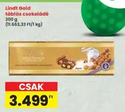 Interspar Lindt Gold Táblás Csokoládé ajánlat