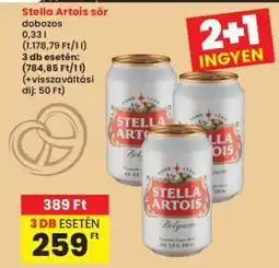 Interspar Stella Artois sör ajánlat