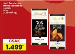 Interspar Lindt Excellence táblás csokoládé ajánlat