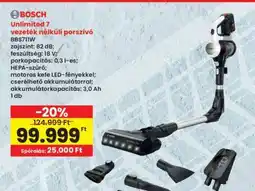 Interspar BOSCH Unlimited 7 vezeték nélküli porszívó ajánlat