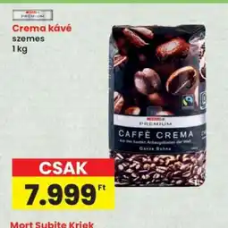 Interspar Crema kávé ajánlat
