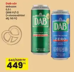 Interspar Dab sör ajánlat