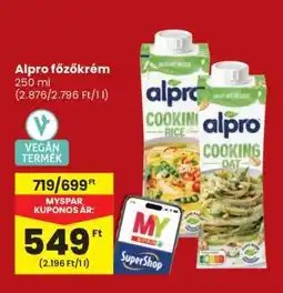 Spar ALPRO Főzőkrém ajánlat