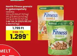 Spar Nestlé Fitness granola és gabonapehely ajánlat
