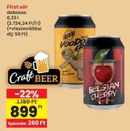 Interspar First sör ajánlat