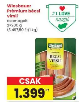 Spar Wiesbauer Prémium bécsi virsli ajánlat