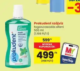 Spar Prokudent szájvíz ajánlat