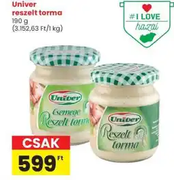 Spar Univer reszelt torma ajánlat